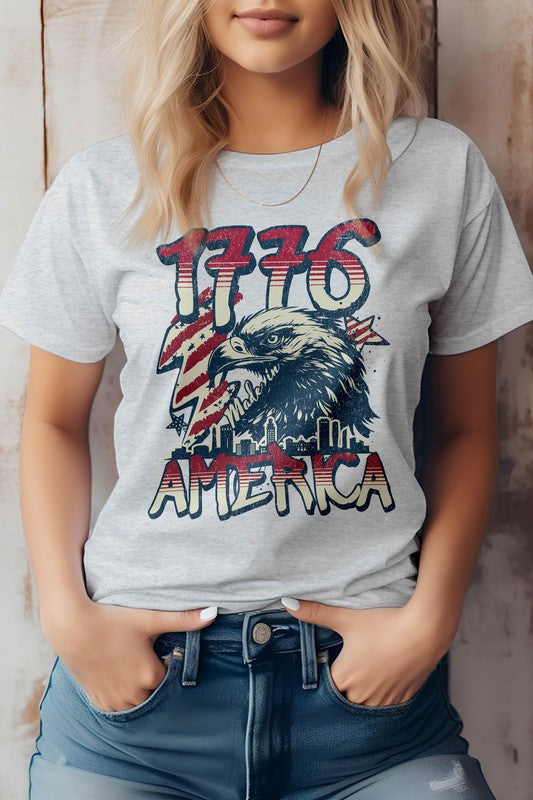 1776 America 4th of July Graphic Tee